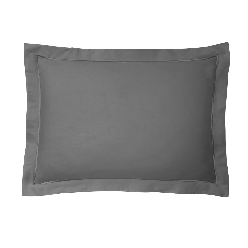 Percale de coton uni 80 fils/cm² Ardoise
