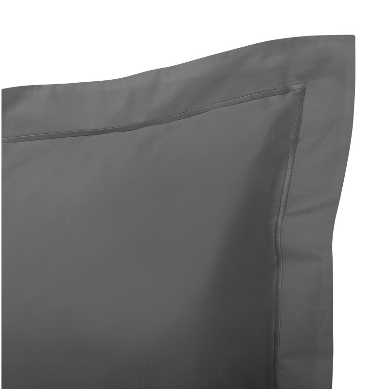 Percale de coton uni 80 fils/cm² Ardoise