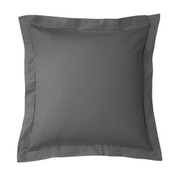Percale de coton uni 80 fils/cm² Ardoise