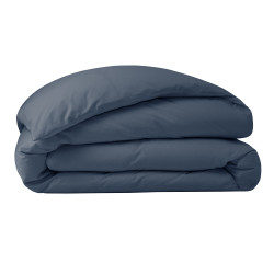 Percale de coton uni 80 fils/cm² Bleu Encre