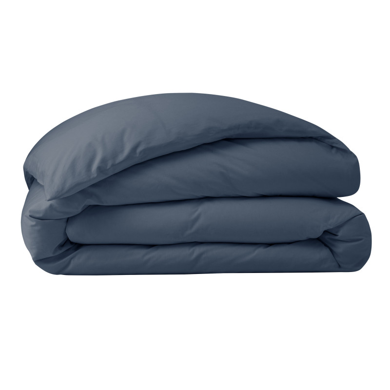 Percale de coton uni 80 fils/cm² Bleu Encre