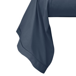 Percale de coton uni 80 fils/cm² Bleu Encre
