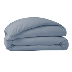 Percale de coton uni 80 fils/cm² Bleu Jean