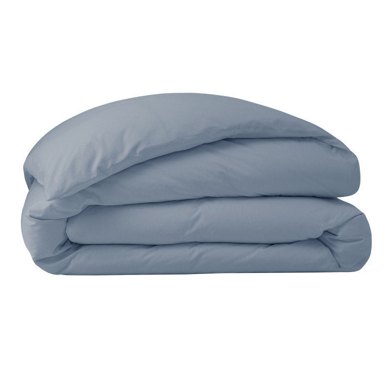 Percale de coton uni 80 fils/cm² Bleu Jean