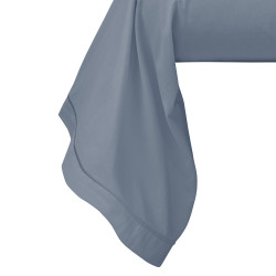 Percale de coton uni 80 fils/cm² Bleu Jean