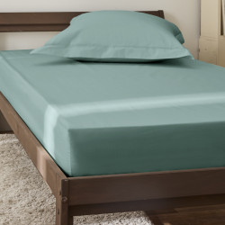 Percale de coton uni 80 fils/cm² Celadon