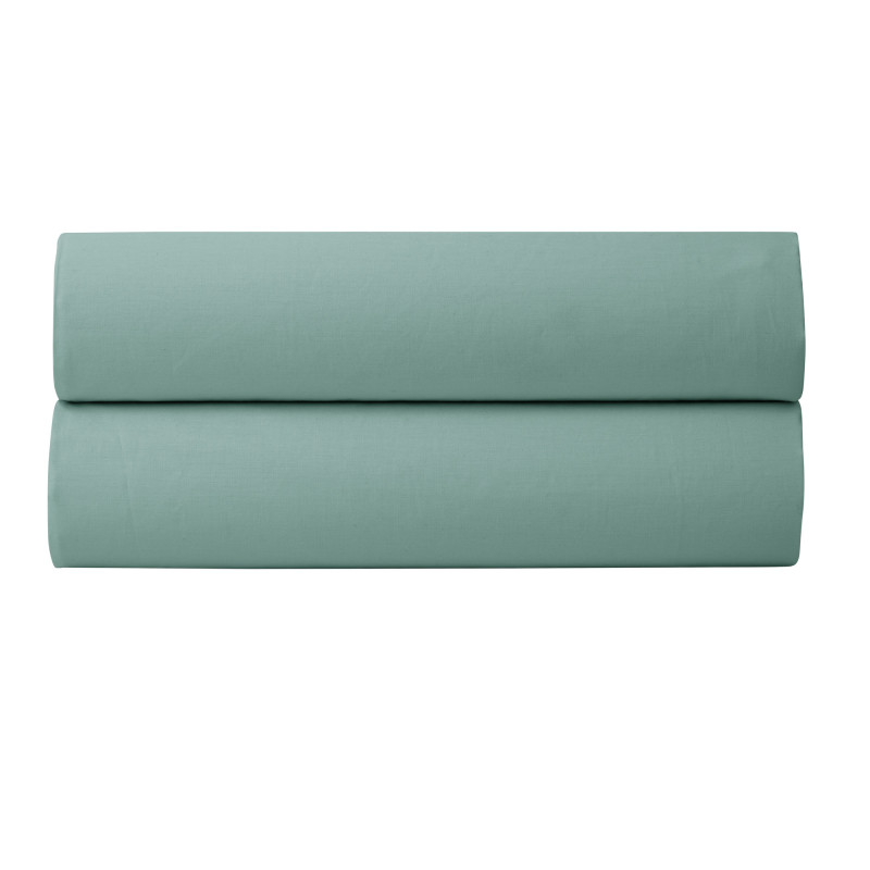 Percale de coton uni 80 fils/cm² Celadon
