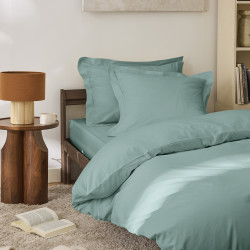 Percale de coton uni 80 fils/cm² Celadon