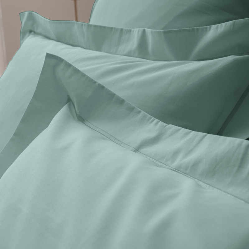 Percale de coton uni 80 fils/cm² Celadon