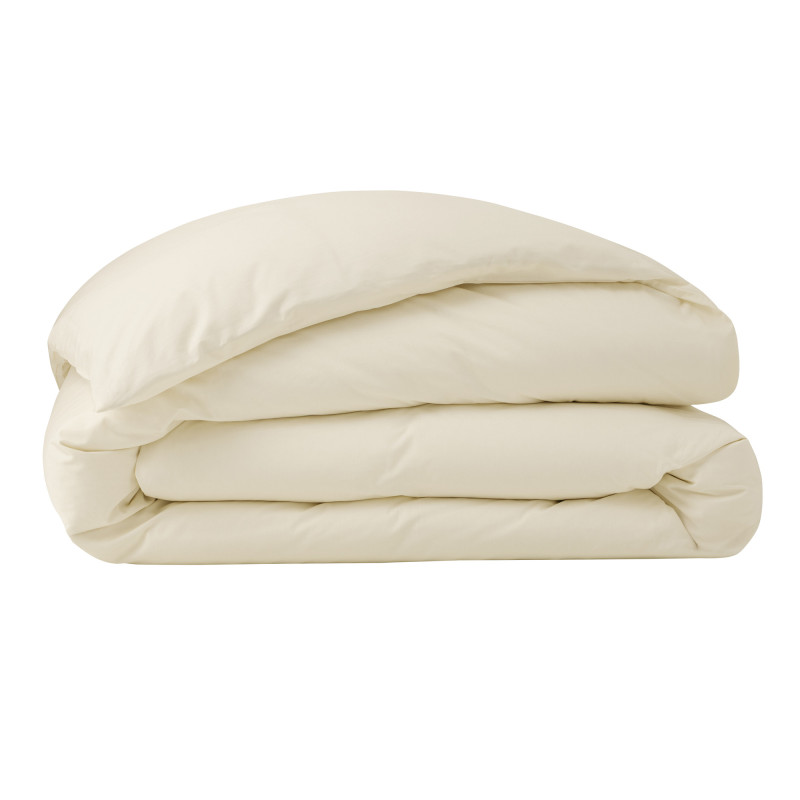Percale de coton uni 80 fils/cm² Ivoire