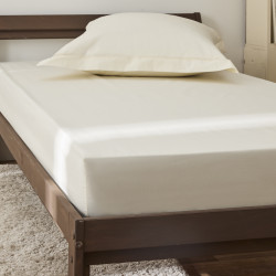 Percale de coton uni 80 fils/cm² Ivoire
