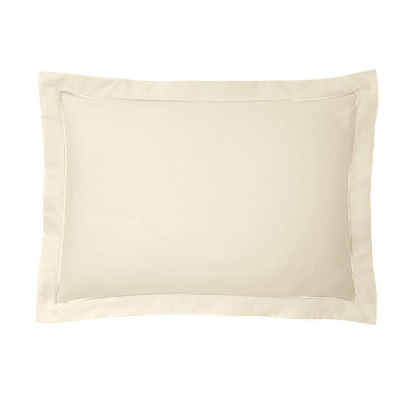 Percale de coton uni 80 fils/cm² Ivoire