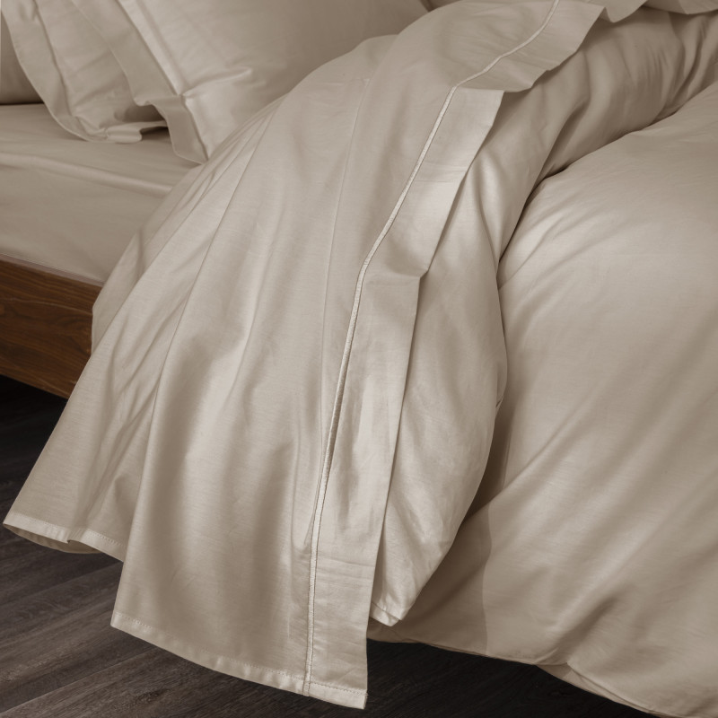 Percale de coton uni 80 fils/cm² Lin