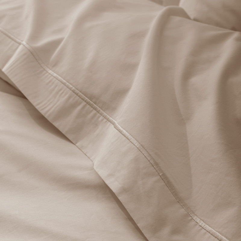 Percale de coton uni 80 fils/cm² Lin