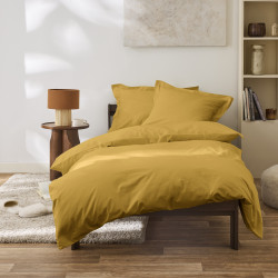 Percale de coton uni 80 fils/cm² Mangue