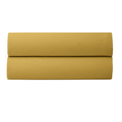 Percale de coton uni 80 fils/cm² Mangue