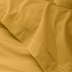 Percale de coton uni 80 fils/cm² Mangue