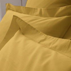 Percale de coton uni 80 fils/cm² Mangue