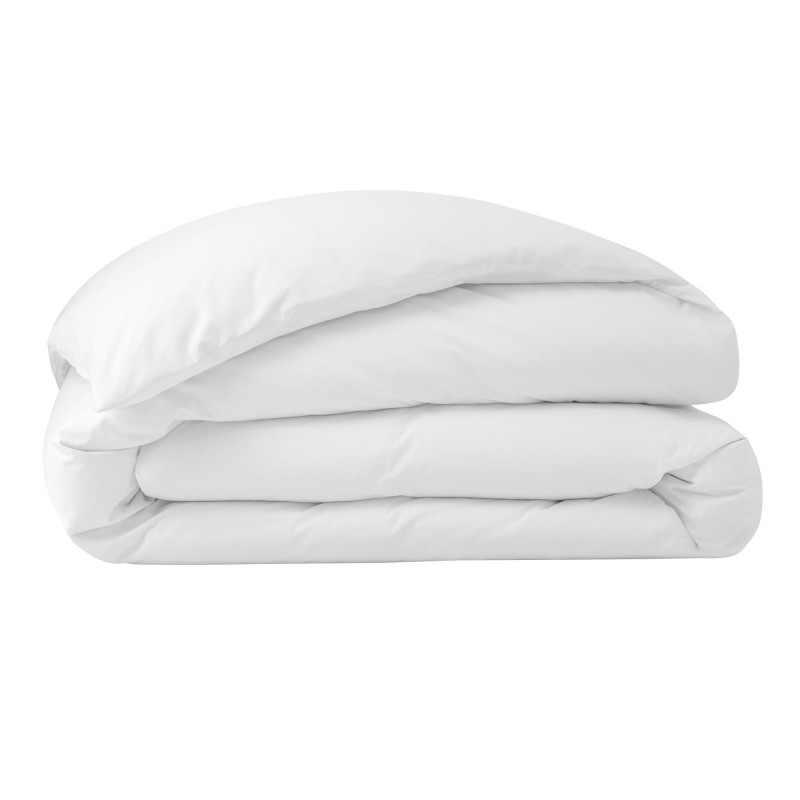 Percale de coton uni 80 fils/cm² Neige