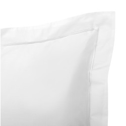 Percale de coton uni 80 fils/cm² Neige