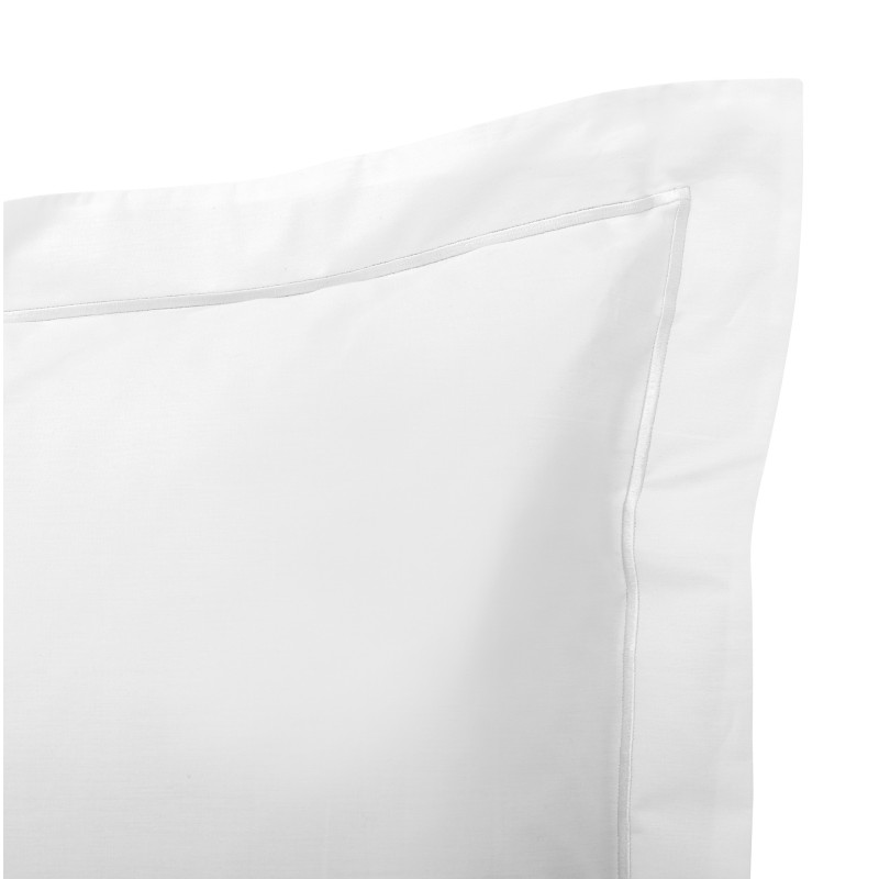 Percale de coton uni 80 fils/cm² Neige