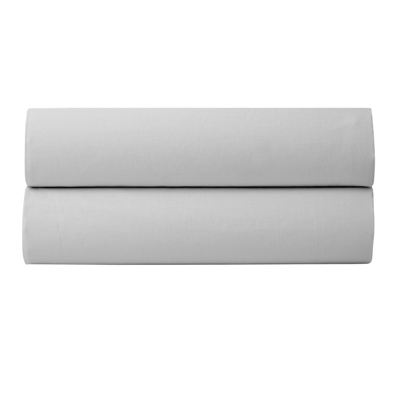 Percale de coton uni 80 fils/cm² Perle