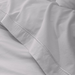 Percale de coton uni 80 fils/cm² Perle