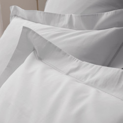 Percale de coton uni 80 fils/cm² Perle