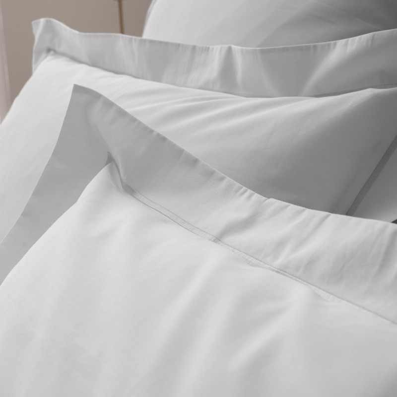 Percale de coton uni 80 fils/cm² Perle