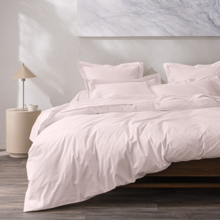 Percale de coton uni 80 fils/cm² Rose