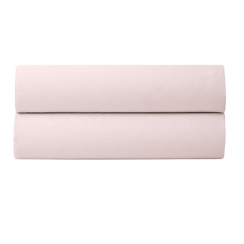 Percale de coton uni 80 fils/cm² Rose