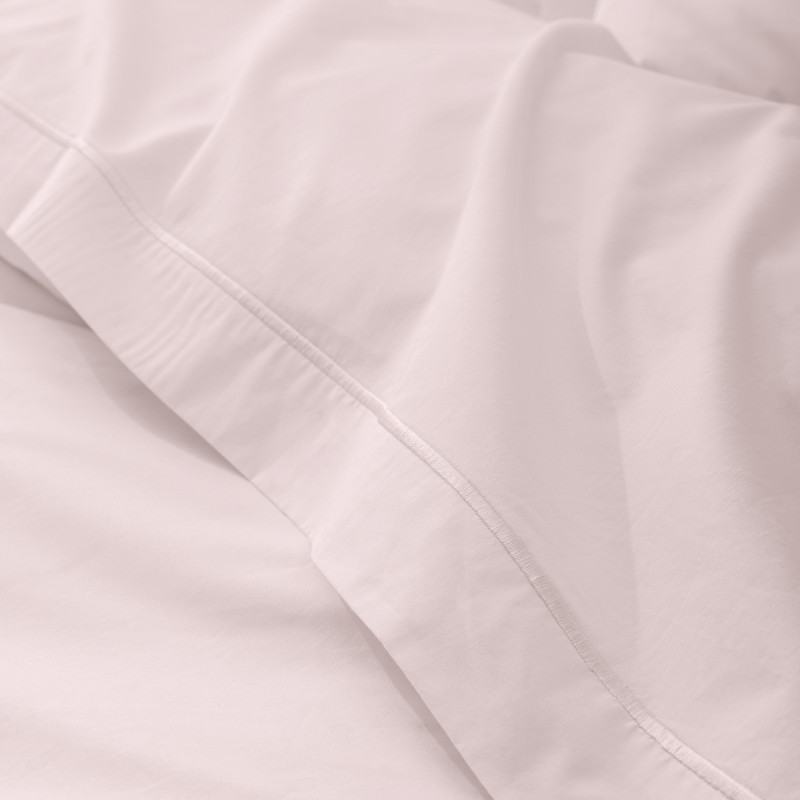 Percale de coton uni 80 fils/cm² Rose