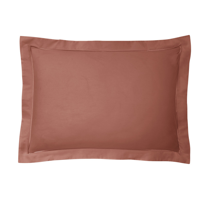 Percale de coton uni 80 fils/cm² Terracotta