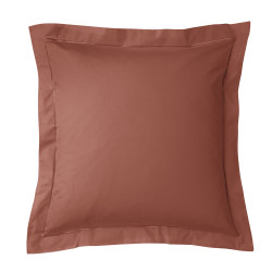 Percale de coton uni 80 fils/cm² Terracotta