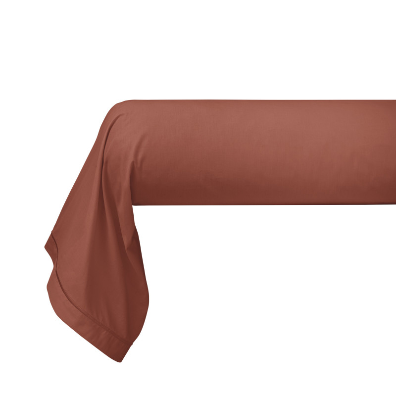 Percale de coton uni 80 fils/cm² Terracotta