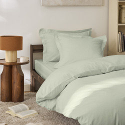 Percale de coton uni 80 fils/cm² Vert d'eau