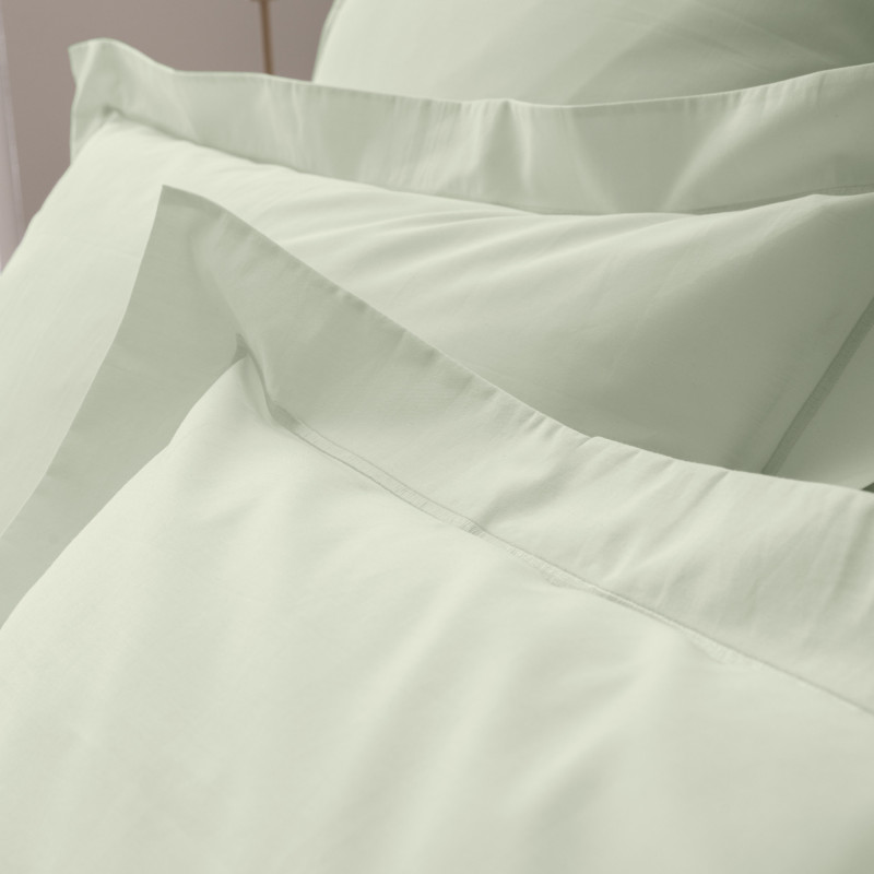 Percale de coton uni 80 fils/cm² Vert d'eau