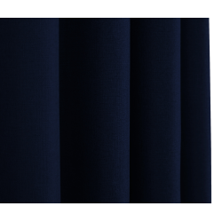 Rideaux Effet lin Bleu Nuit