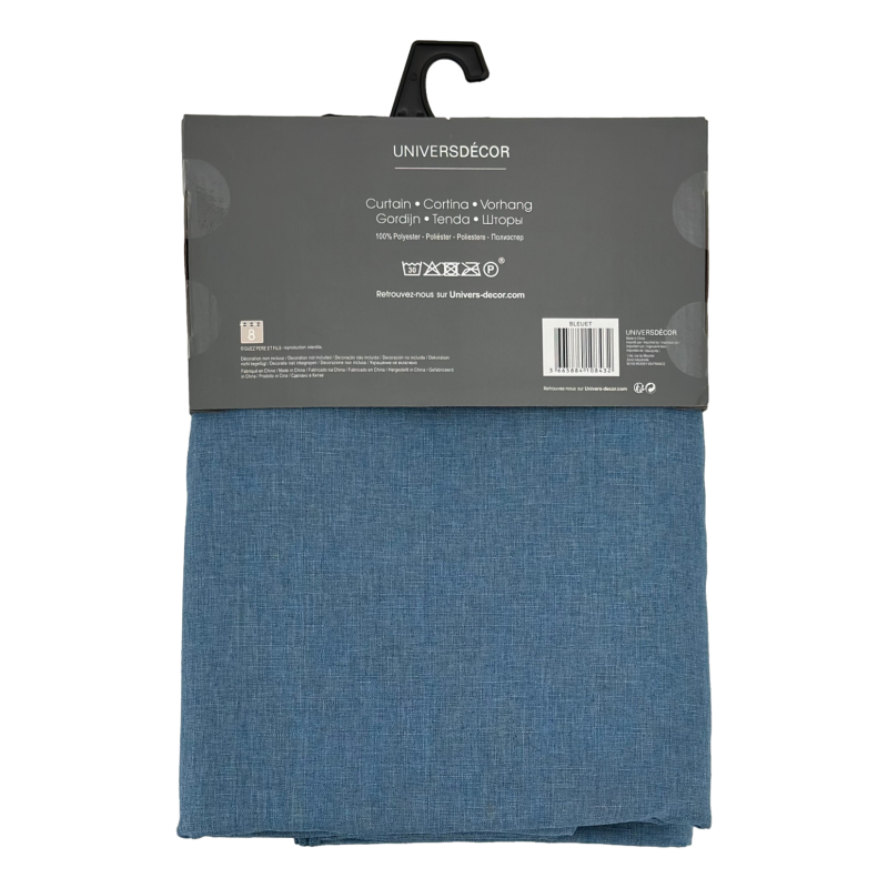 Rideaux Effet lin Bleuet
