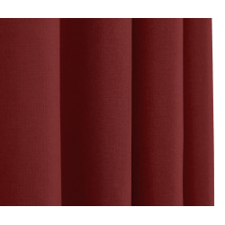 Rideaux Effet lin Cerise