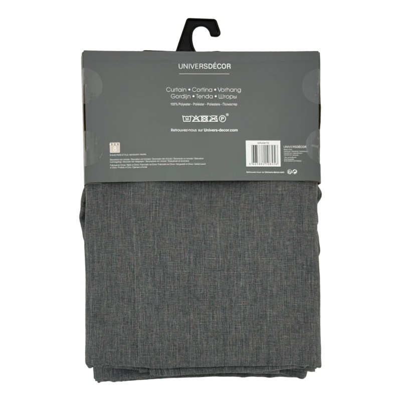 Rideaux Effet lin Granite