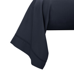 Satin de coton 120 fils/cm² Bleu velours