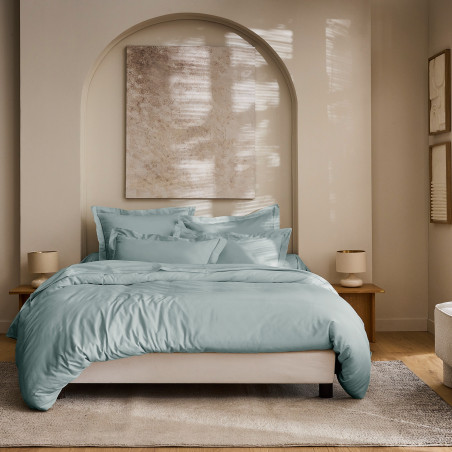 Satin de coton 120 fils/cm² Celadon