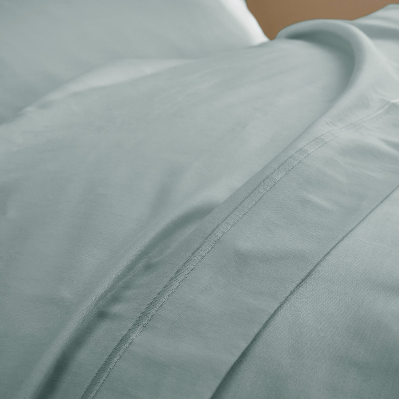 Satin de coton 120 fils/cm² Celadon