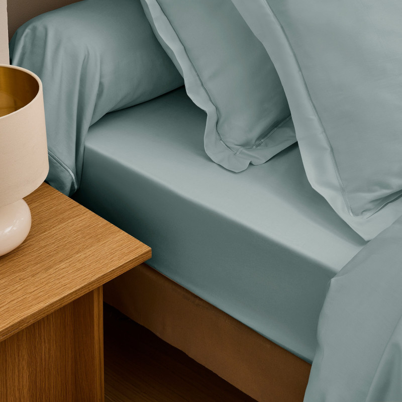 Satin de coton 120 fils/cm² Celadon