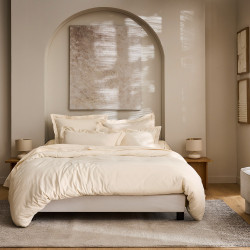 Satin de coton 120 fils/cm² Creme