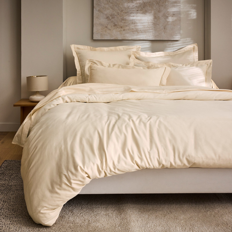 Satin de coton 120 fils/cm² Creme