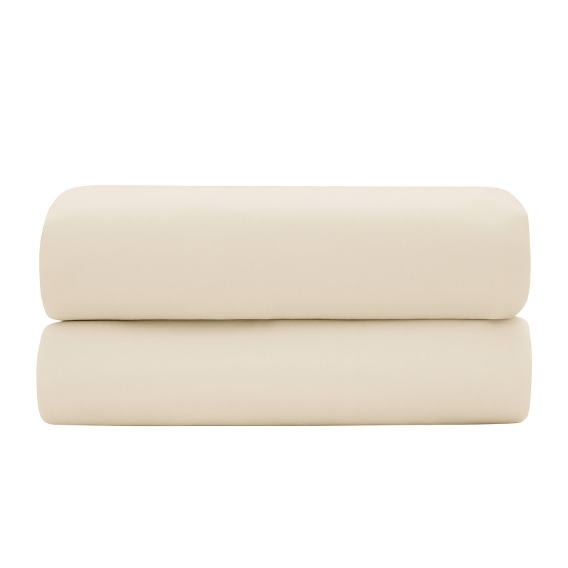 Satin de coton 120 fils/cm² Creme