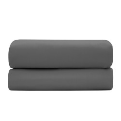 Satin de coton 120 fils/cm² Graphite