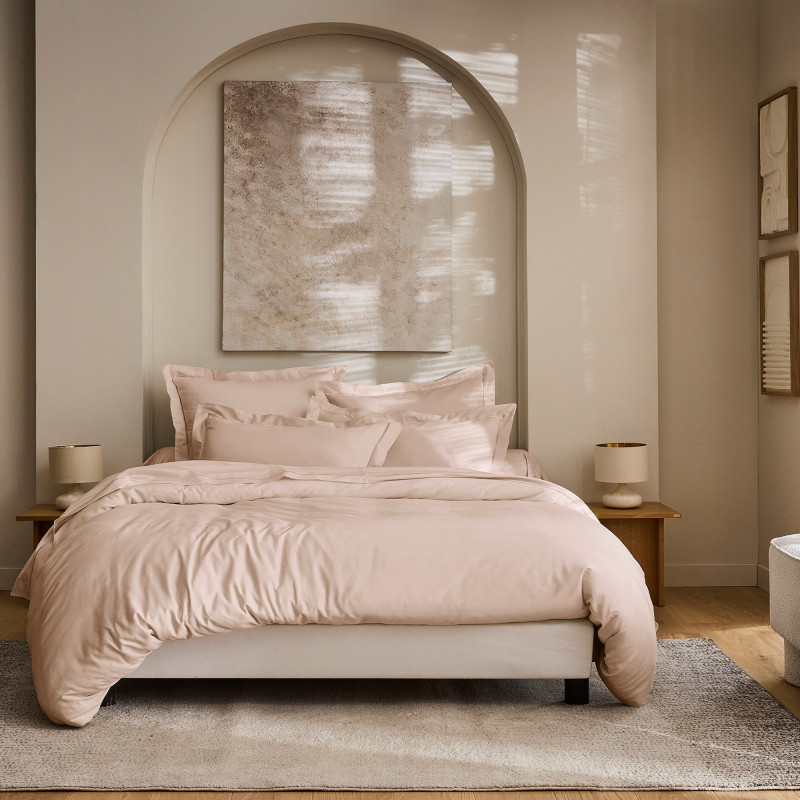 Satin de coton 120 fils/cm² Rose Blush